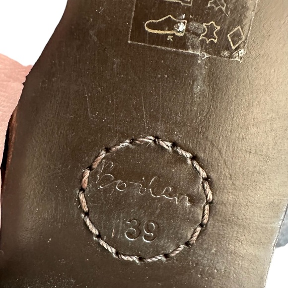 BODEN Black Suede Ankle Booties Boots size 8 - Picture 6 of 6